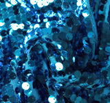 New York Dazzle Sequins Fabric | 6mm Sequins Fabric | 52" Wide | Multiple Colors |