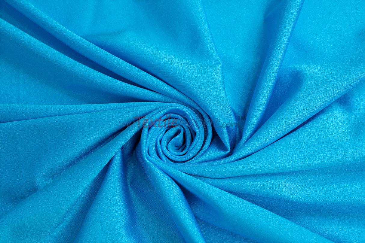 Nylon Spandex 4 Way Stretch Fabric | 60" Width | Great for Swimwear, Dancewear, Waterproof, Tablecloths, Chair Covers | Multiple Colors |