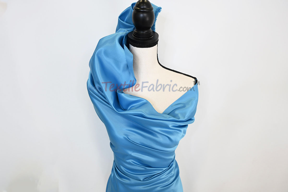 Lamour Satin Fabric | Polyester Matte Satin | Peau De Soie | 60" Wide | Wedding Dress, Tablecloth, Multiple Colors