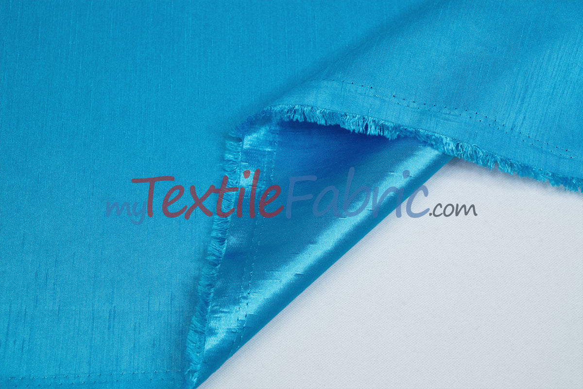 Shantung Satin Fabric | Satin Dupioni Silk Fabric | 60" Wide | Multiple Colors | Yards & Bolts