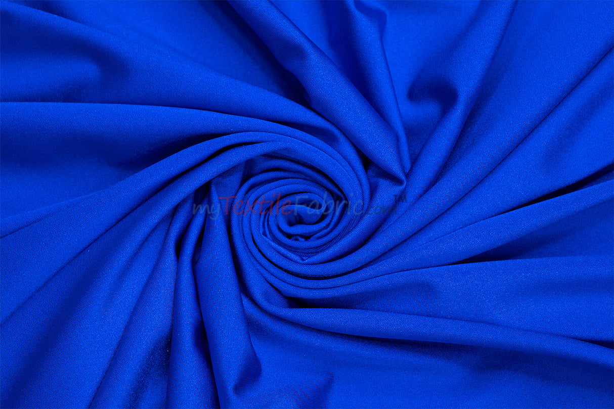 Nylon Spandex 4 Way Stretch Fabric | 60" Width | Great for Swimwear, Dancewear, Waterproof, Tablecloths, Chair Covers | Multiple Colors |