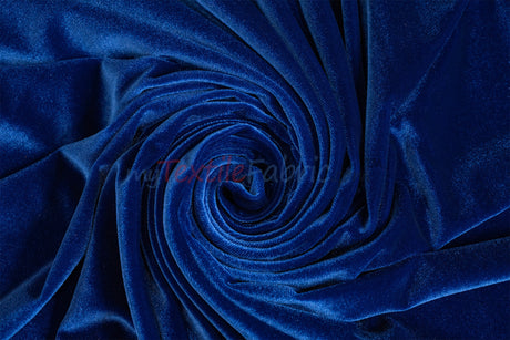 Soft and Plush Stretch Velvet Fabric | Stretch Velvet Spandex | 58" Wide | Spandex Velour for Apparel, Costume, Cosplay, Drapes |