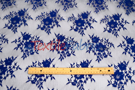 Chantilly Lace Fabric | 52” Wide | Elegant Floral Lace for Bridal & Formalwear