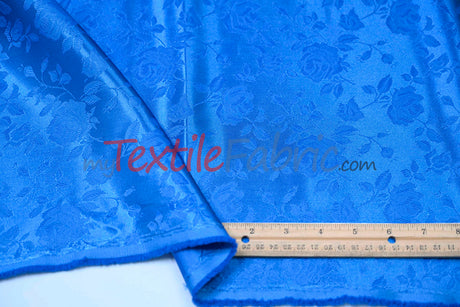 Satin Jacquard - Satin Flower Brocade - Sample Swatch 3x3