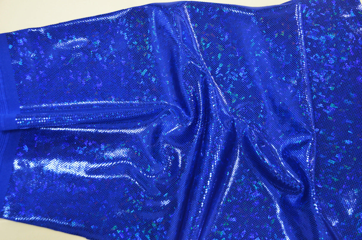 4 Way Stretch Dancewear Fabric | Shattered Hologram Spandex | 58/60" Wide | Multiple Colors |