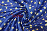 American Star Satin | American Flag in Red, Navy, and Blue Satin | Sold by the Yard x 60" Wide | Charmeuse Satin American Flag Print