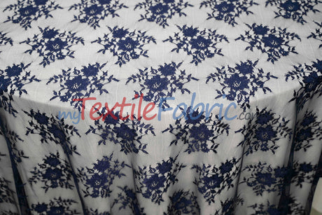 Chantilly Lace Fabric | 52” Wide | Elegant Floral Lace for Bridal & Formalwear