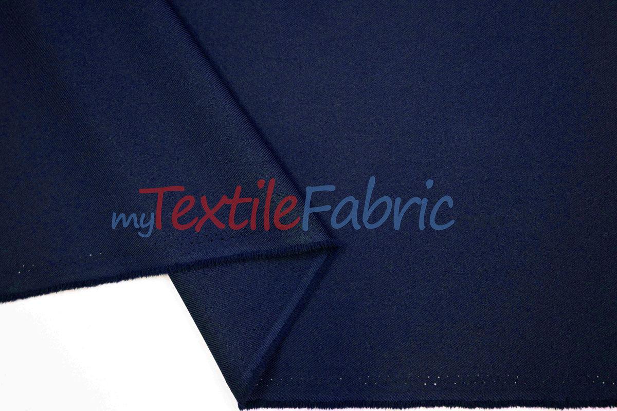 Polyester Gabardine Fabric | Polyester Suiting Fabric | 58" Wide | Multiple Colors | Polyester Twill Fabric |