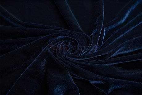 Soft and Plush Stretch Velvet Fabric | Stretch Velvet Spandex | 58" Wide | Spandex Velour for Apparel, Costume, Cosplay, Drapes |