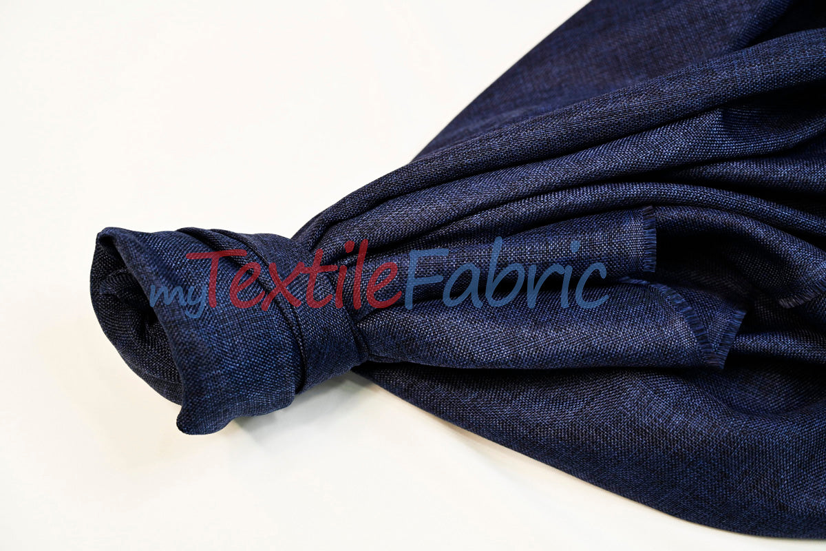 Vintage Linen Fabric | Imitation Burlap Fabric | 60" Wide | Faux Burlap | Vintage Rustic Natural Look Burlap | Washable Burlap Fabric for Decor |