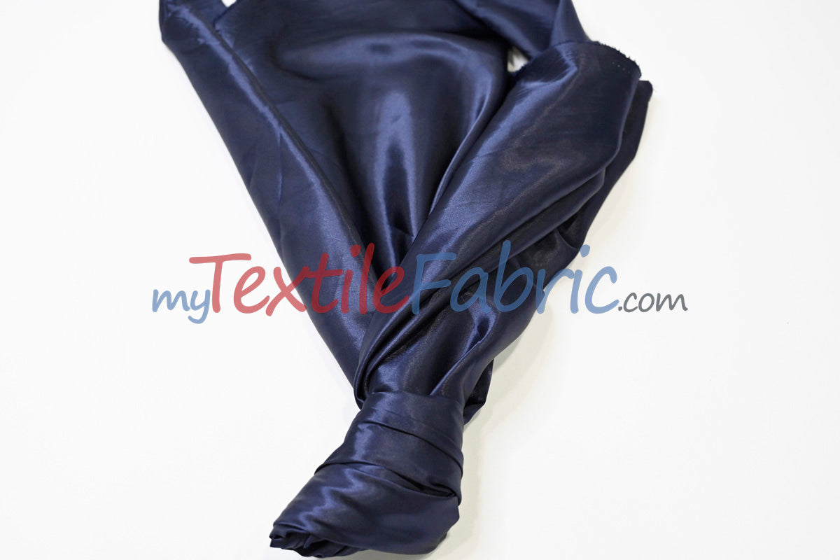 Stretch Charmeuse Satin Fabric | Soft Silky Satin Fabric | 96% Polyester 4% Spandex | Multiple Colors | Yards & Bolts