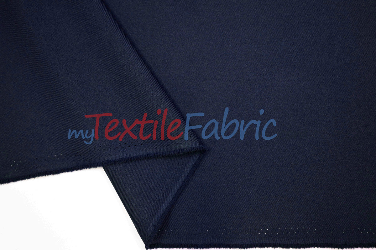 Polyester Gabardine Fabric | Polyester Suiting Fabric | 58" Wide | Multiple Colors | Polyester Twill Fabric |