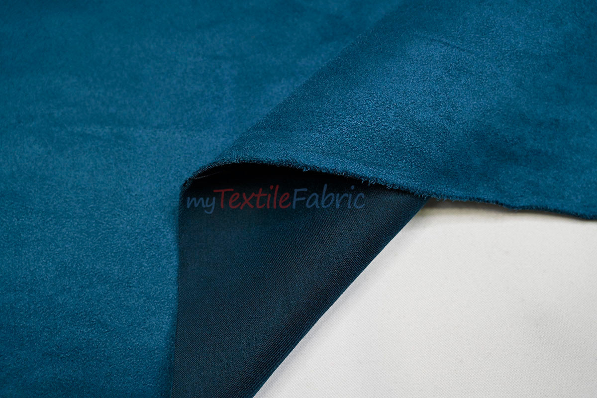 Suede Fabric | Microsuede | 40 Colors | 60" Wide | Faux Suede | Upholstery Weight, Tablecloth, Bags, Pouches, Cosplay, Costume | Continuous Yards |