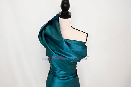 Stretch Taffeta Fabric | 60" Wide | Multiple Solid Colors | Continuous Yards | Costumes, Apparel, Cosplay, Designs | MTF Quality |