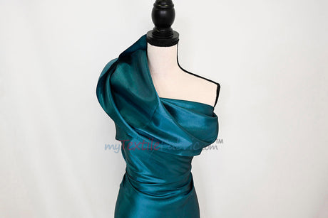 Stretch Taffeta Fabric | 60" Wide | Multiple Solid Colors | Continuous Yards | Costumes, Apparel, Cosplay, Designs | MTF Quality |