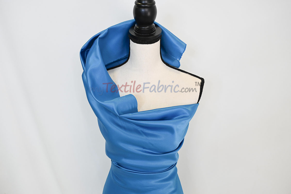 Lamour Satin Fabric | Polyester Matte Satin | Peau De Soie | 60" Wide | Wedding Dress, Tablecloth, Multiple Colors