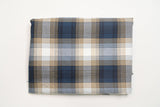 Denim Kilt Fabric | 60" Wide | Denim Tartan Fabric | Soft Poly Rayon Kilt | Decor, Napkins, Scarves, Costumes, Blanket, Kilt |