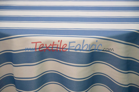 Rustic Linen Stripe Fabric | Yarn-Dyed Stripes | Linen Look | 56/58” Wide | Available in Multiple Colors