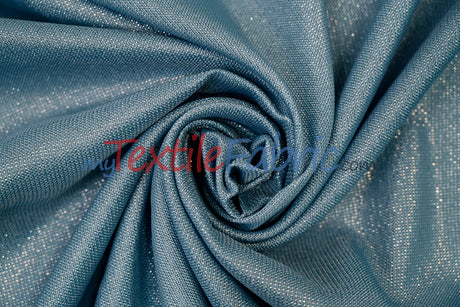 Metallic Vintage Linen Fabric | Imitation Burlap with Metallic Foil | 60" Wide | Washable Burlap Fabric for Decor |