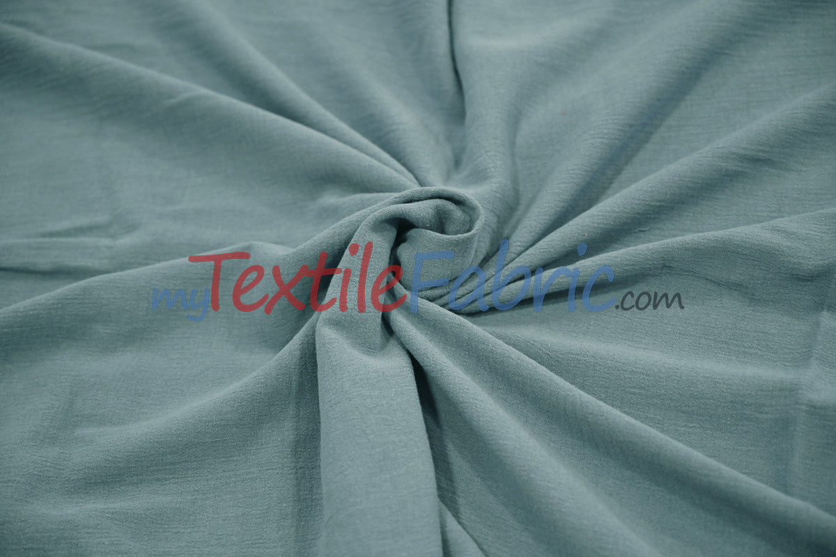 100% Cotton Gauze Fabric | Soft Lightweight Cotton Muslin | 48" Wide | Bolt Pricing | Multiple Colors