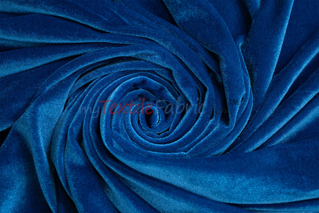 Soft and Plush Stretch Velvet Fabric | Stretch Velvet Spandex | 58" Wide | Spandex Velour for Apparel, Costume, Cosplay, Drapes |