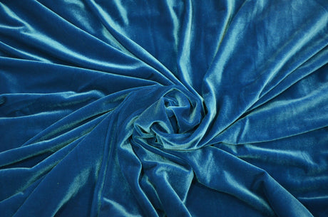 Soft and Plush Stretch Velvet Fabric | Stretch Velvet Spandex | 58" Wide | Spandex Velour for Apparel, Costume, Cosplay, Drapes |