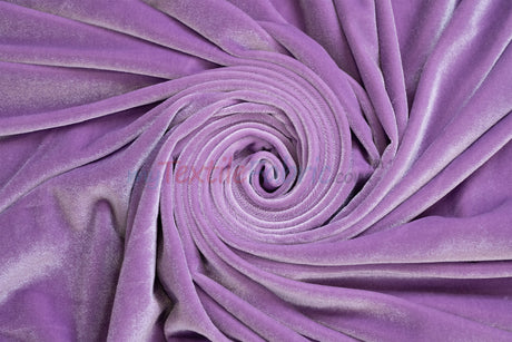 Soft and Plush Stretch Velvet Fabric | Stretch Velvet Spandex | 58" Wide | Spandex Velour for Apparel, Costume, Cosplay, Drapes |