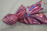 Hologram Foil Spandex Lame | Rainbow Stretch Metallic Lame | Hologram Spandex Lame Fabric | Hologram Fabric | Decor Apparel Costume Dance |
