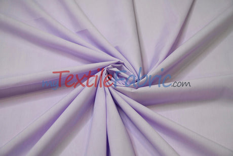 Polyester Cotton Broadcloth Fabric | 60" Wide | Solid Colors | Continuous Yards and by Bolt