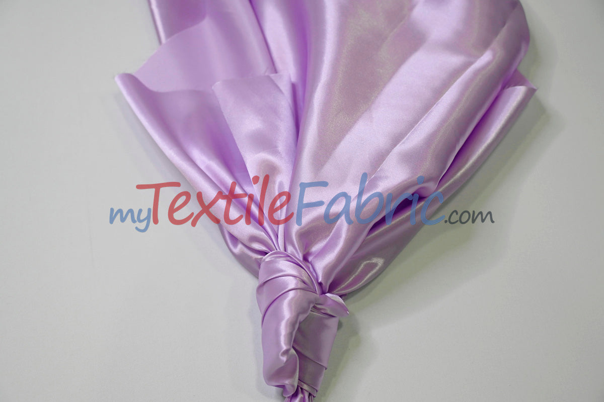 Stretch Charmeuse Satin Fabric | Soft Silky Satin Fabric | 96% Polyester 4% Spandex | Multiple Colors | Yards & Bolts