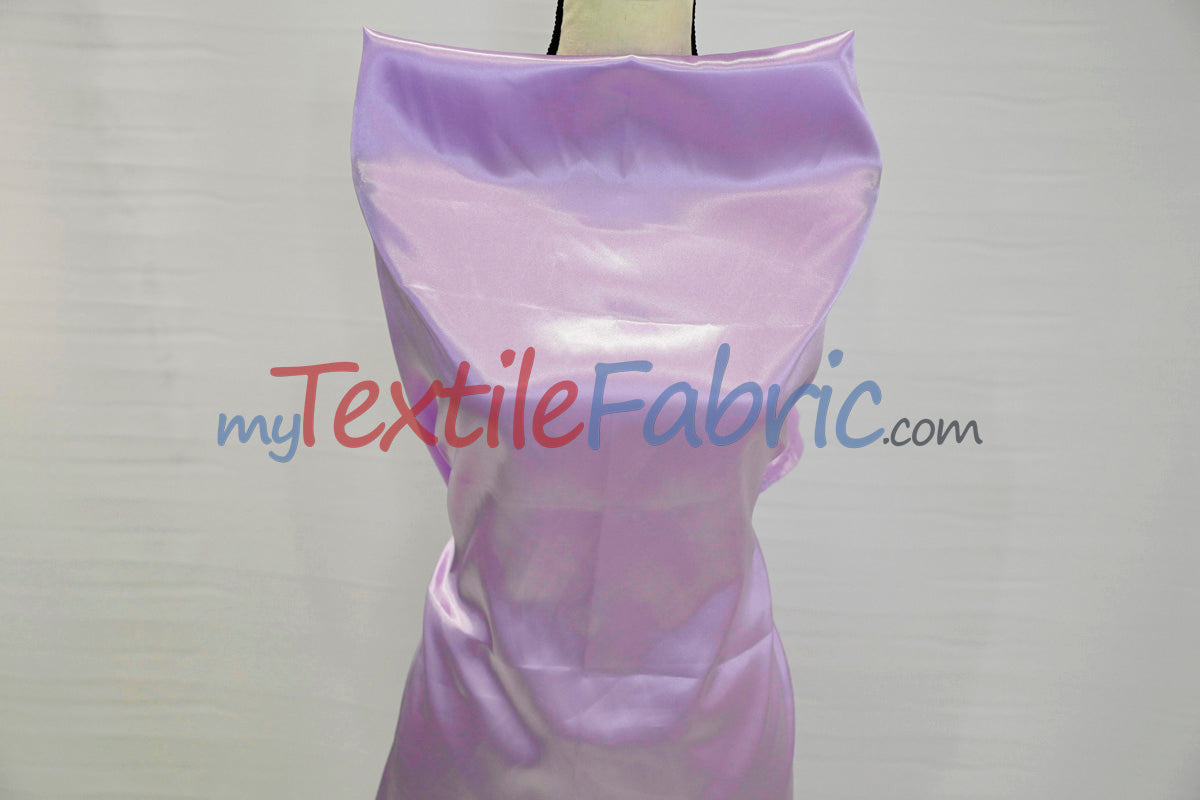 Stretch Charmeuse Satin Fabric | Soft Silky Satin Fabric | 96% Polyester 4% Spandex | Multiple Colors | Yards & Bolts