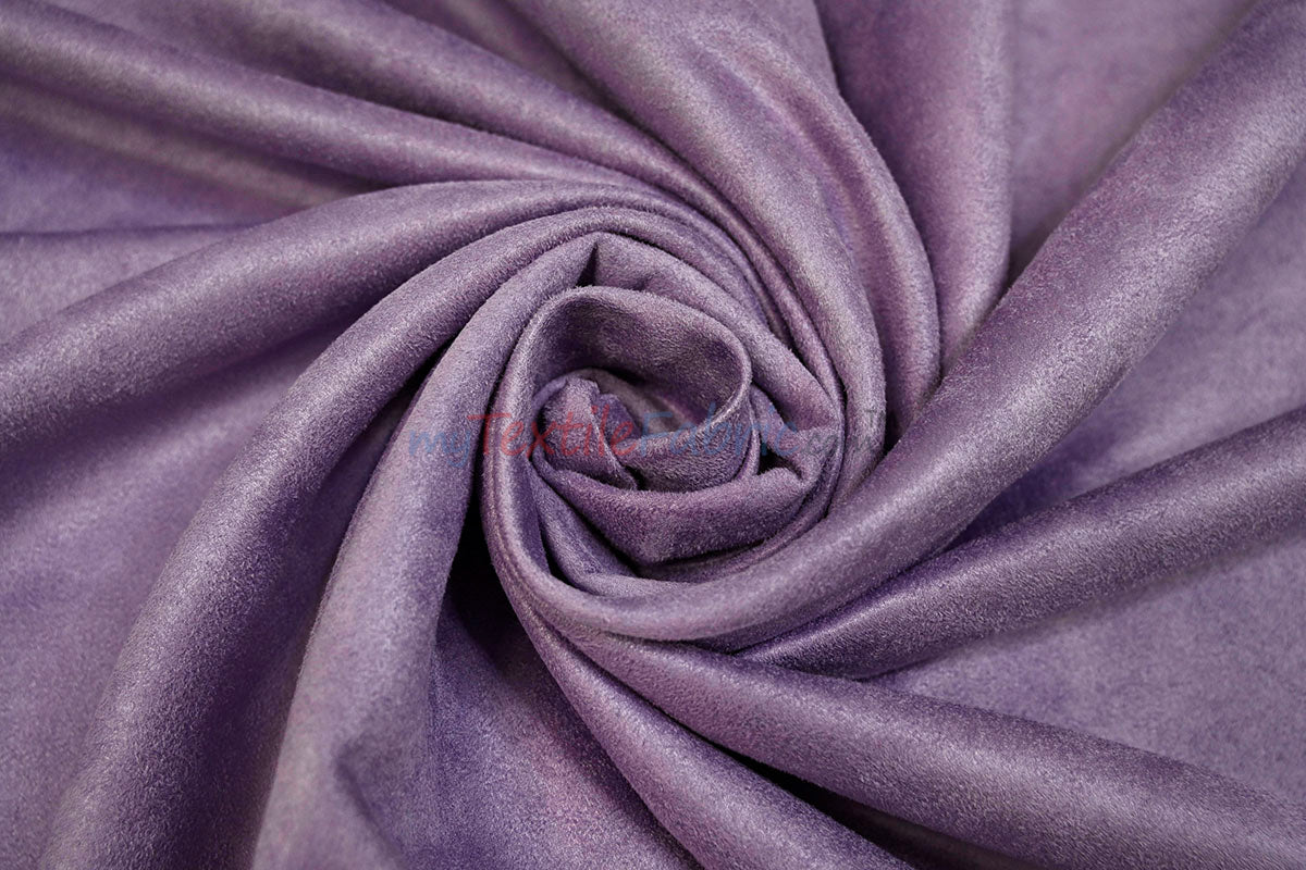 Suede Fabric | Microsuede | 40 Colors | 60" Wide | Faux Suede | Upholstery Weight, Tablecloth, Bags, Pouches, Cosplay, Costume | Continuous Yards |