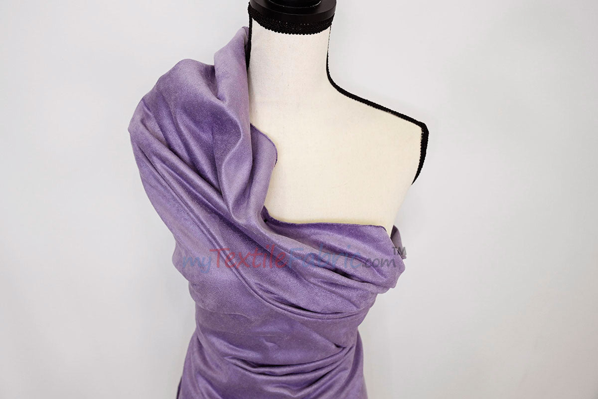 Suede Fabric | Microsuede | 40 Colors | 60" Wide | Faux Suede | Upholstery Weight, Tablecloth, Bags, Pouches, Cosplay, Costume | Continuous Yards |