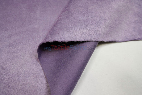 Suede Fabric | Microsuede | 40 Colors | 60" Wide | Faux Suede | Upholstery Weight, Tablecloth, Bags, Pouches, Cosplay, Costume | Continuous Yards |