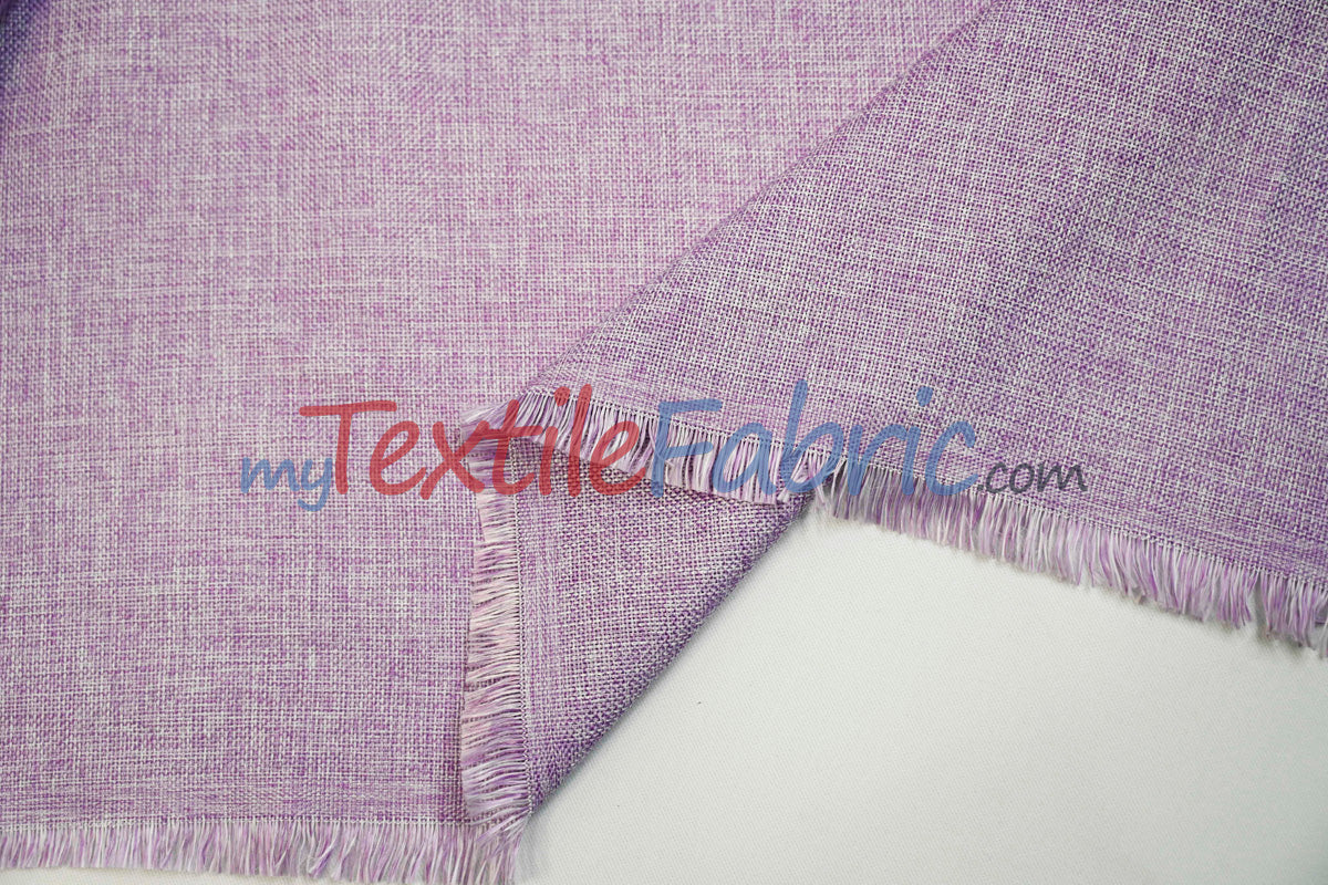 Vintage Linen Fabric | Imitation Burlap Fabric | 60" Wide | Faux Burlap | Vintage Rustic Natural Look Burlap | Washable Burlap Fabric for Decor |