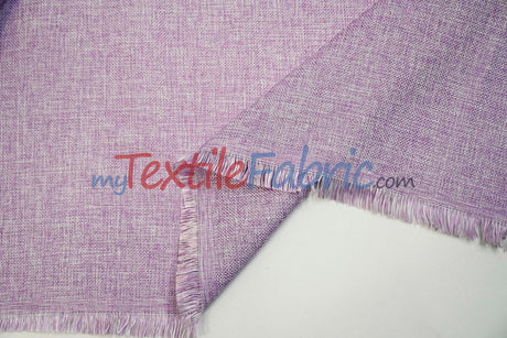 Vintage Linen Fabric | Imitation Burlap Fabric | 60" Wide | Faux Burlap | Vintage Rustic Natural Look Burlap | Washable Burlap Fabric for Decor |