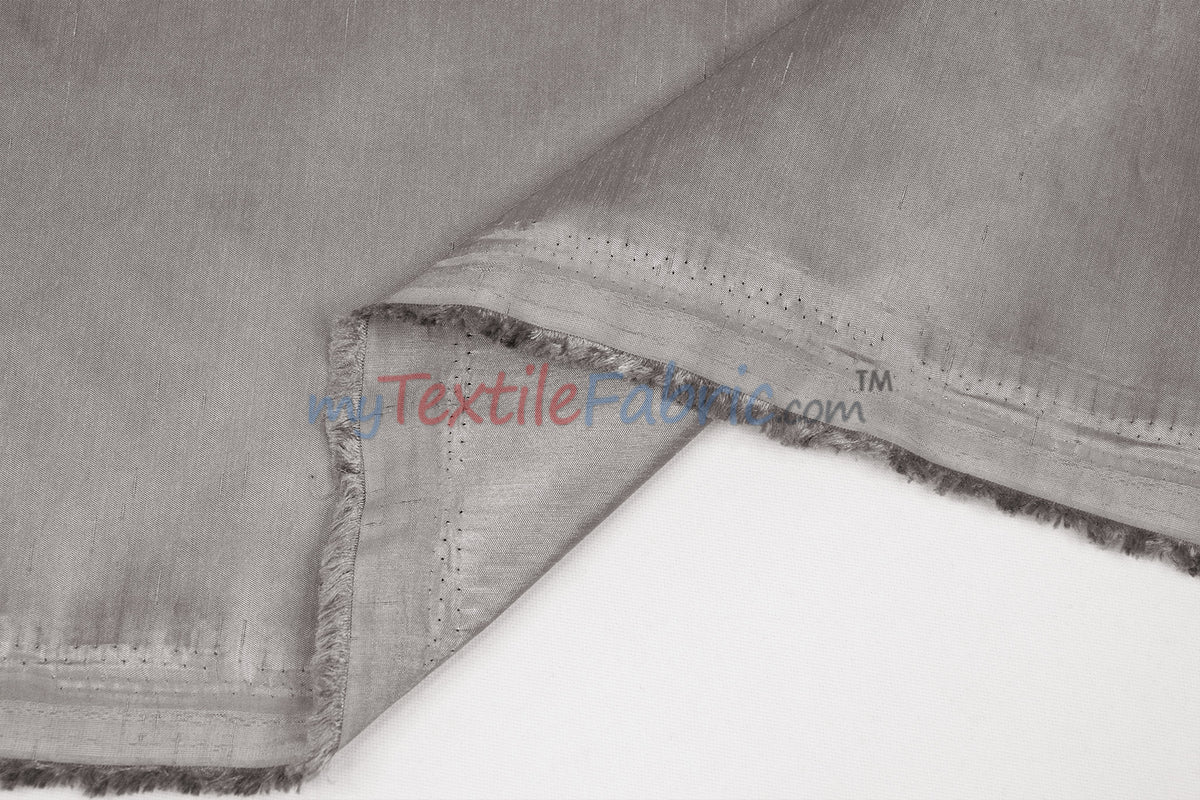 IFR Extra Wide Dupioni Silk | 100% Polyester Faux Dupioni Fabric | 120" Wide | Multiple Colors |
