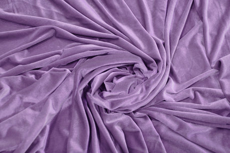 Soft and Plush Stretch Velvet Fabric | Stretch Velvet Spandex | 58" Wide | Spandex Velour for Apparel, Costume, Cosplay, Drapes |