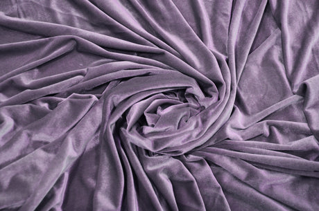 1029 DARK LILAC STRETCH VELVET