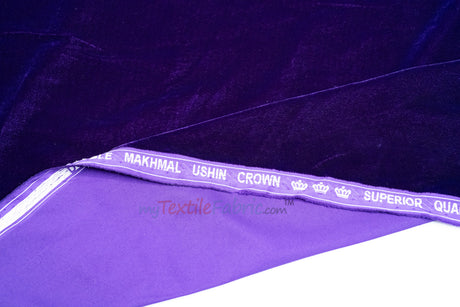 Micro Velvet Fabric by the Yard | Crown Velvet | 45" Wide | Multiple Colors |