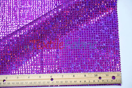Holographic Mini Square Sequins | 45” Wide | Lightweight Sequin Fabric for Costumes & Apparel