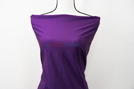 Nylon Spandex 4 Way Stretch Fabric | 60" Width | Great for Swimwear, Dancewear, Waterproof, Tablecloths, Chair Covers | Multiple Colors |