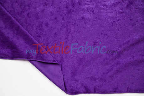 Panne Velvet Fabric | 60" Wide | Crush Panne Velour | Apparel, Costumes, Cosplay, Curtains, Drapery & Home Decor