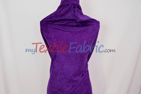 Panne Velvet Fabric | 60" Wide | Crush Panne Velour | Apparel, Costumes, Cosplay, Curtains, Drapery & Home Decor