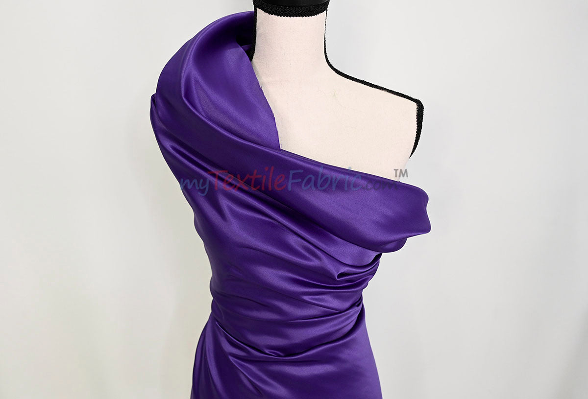 Lamour Satin Fabric | Polyester Matte Satin | Peau De Soie | 60" Wide | Wedding Dress, Tablecloth, Multiple Colors