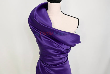 Lamour Satin Fabric | Polyester Matte Satin | Peau De Soie | 60" Wide | Wedding Dress, Tablecloth, Multiple Colors