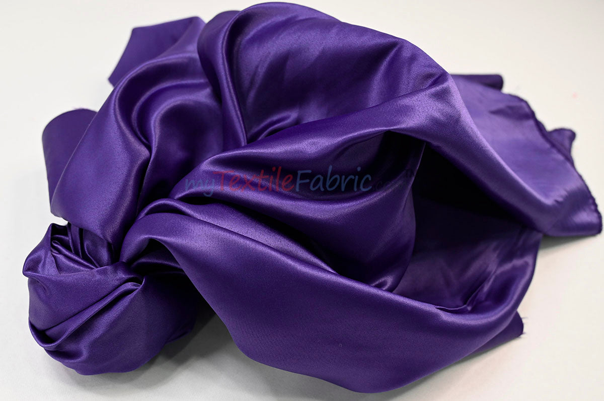 Lamour Satin Fabric | Polyester Matte Satin | Peau De Soie | 60" Wide | Wedding Dress, Tablecloth, Multiple Colors