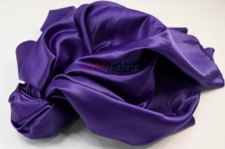 Lamour Satin Fabric | Polyester Matte Satin | Peau De Soie | 60" Wide | Wedding Dress, Tablecloth, Multiple Colors