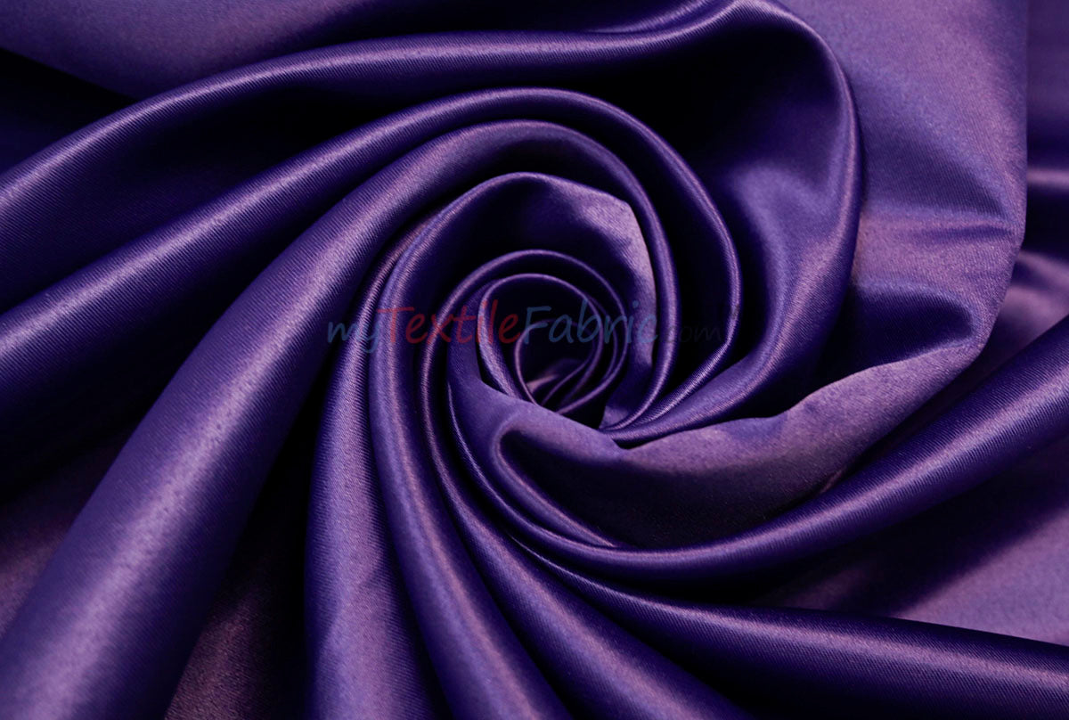 Lamour Satin Fabric | Polyester Matte Satin | Peau De Soie | 60" Wide | Wedding Dress, Tablecloth, Multiple Colors