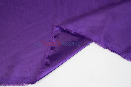 Shantung Satin Fabric | Satin Dupioni Silk Fabric | 60" Wide | Multiple Colors | Yards & Bolts